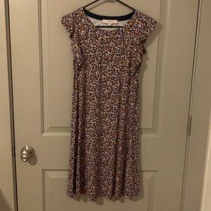 Size XS shift floral dress. The Loft.
